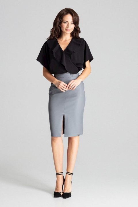 Spódnica Model L071 Grey - Lenitif Spódnica Model L071 Grey - Lenitif