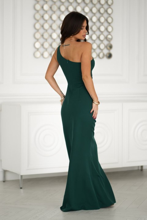 Sukienka Model 321-13 Bottle Green - Bicotone Sukienka Model 321-13 Bottle Green - Bicotone