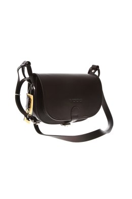 Torebka listonoszka skóra Vintage P26 Black - Verosoft