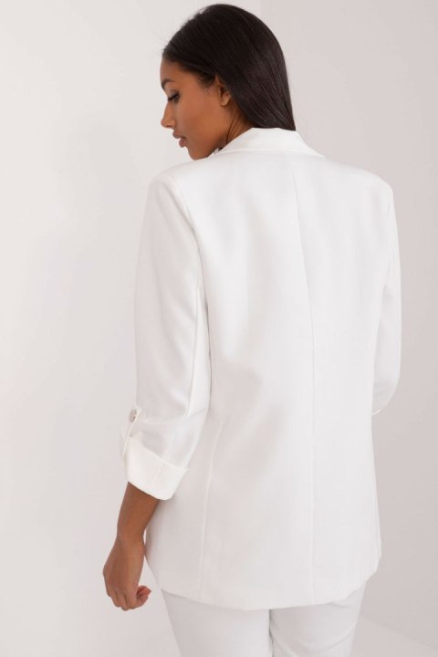 Marynarka Model TW-ZT-BI-27192.44P White - Och Bella Marynarka Model TW-ZT-BI-27192.44P White - Och Bella