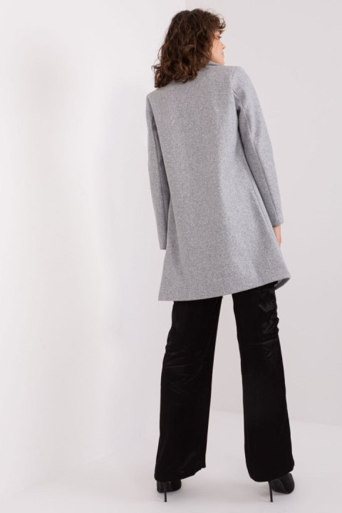 Płaszcz Damski Model TW-PL-BI-23314.00P Grey - Och Bella Płaszcz Damski Model TW-PL-BI-23314.00P Grey - Och Bella