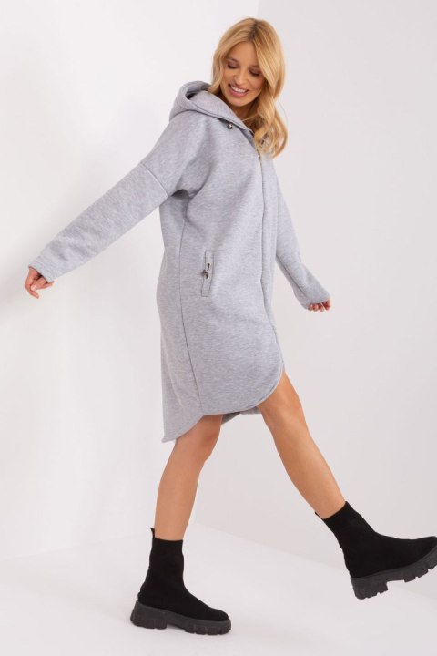 Bluza Damska Model RV-BL-4858-2.97P Grey - Relevance Bluza Damska Model RV-BL-4858-2.97P Grey - Relevance