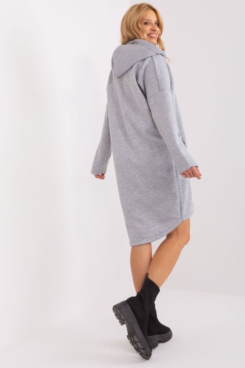Bluza Damska Model RV-BL-4858-2.97P Grey - Relevance Bluza Damska Model RV-BL-4858-2.97P Grey - Relevance