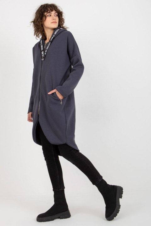 Bluza Damska Model RV-BL-6683.00P Grafit - Relevance Bluza Damska Model RV-BL-6683.00P Grafit - Relevance
