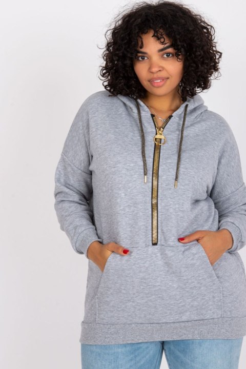Bluza Damska Model RV-BL-7099.60 Grey - Relevance Bluza Damska Model RV-BL-7099.60 Grey - Relevance