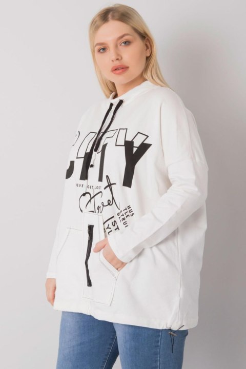 Bluza Damska Model RV-BL-7166.78P Ecru - Relevance Bluza Damska Model RV-BL-7166.78P Ecru - Relevance