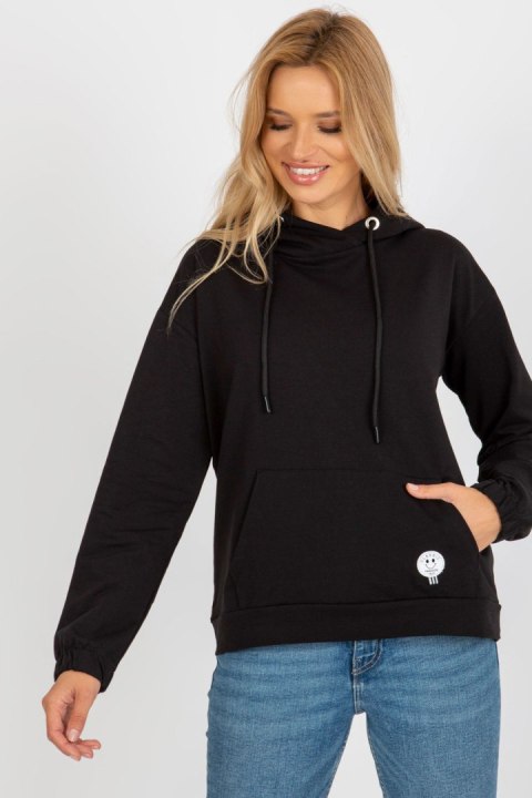 Bluza Damska Model RV-BL-8655.00P Black - Relevance Bluza Damska Model RV-BL-8655.00P Black - Relevance