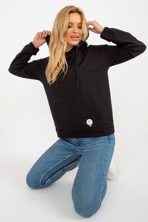 Bluza Damska Model RV-BL-8655.00P Black - Relevance Bluza Damska Model RV-BL-8655.00P Black - Relevance