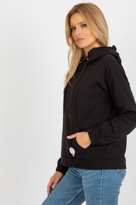 Bluza Damska Model RV-BL-8655.00P Black - Relevance Bluza Damska Model RV-BL-8655.00P Black - Relevance