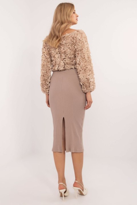Spódnica Model RV-SD-A-211.91 Dark Beige - Relevance Spódnica Model RV-SD-A-211.91 Dark Beige - Relevance
