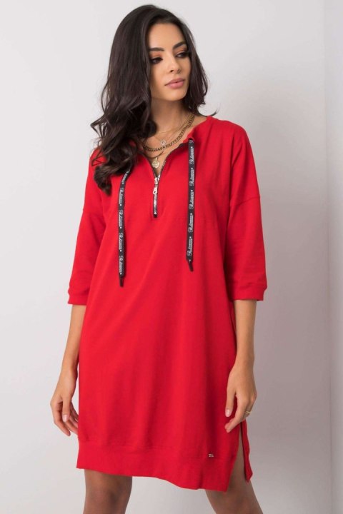 Sukienka Model RV-SK-6273.47P Red - Relevance Sukienka Model RV-SK-6273.47P Red - Relevance