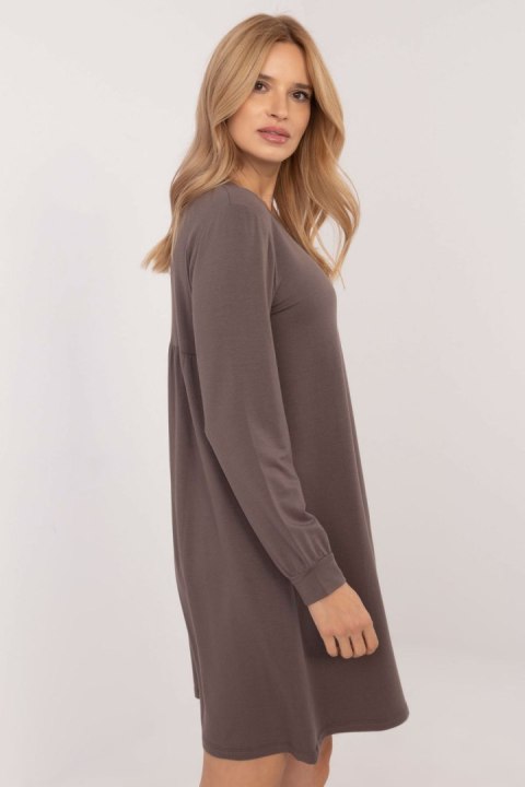 Sukienka Model RV-SK-A-165.61 Dark Brown - Relevance Sukienka Model RV-SK-A-165.61 Dark Brown - Relevance
