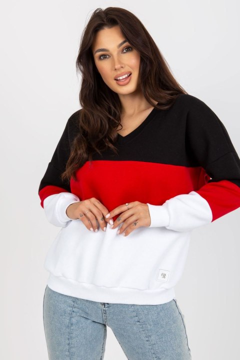 Bluza Damska Model RV-BL-8377.89 Black/Red - Relevance Bluza Damska Model RV-BL-8377.89 Black/Red - Relevance