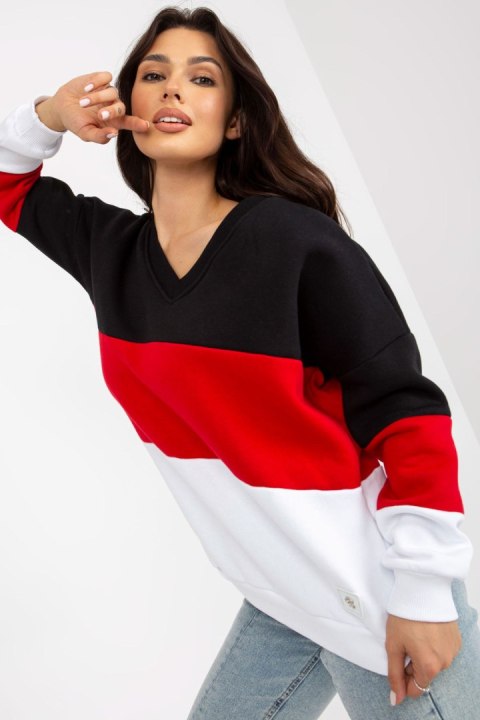 Bluza Damska Model RV-BL-8377.89 Black/Red - Relevance Bluza Damska Model RV-BL-8377.89 Black/Red - Relevance