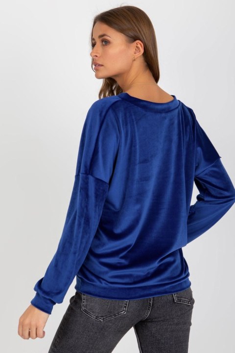 Bluza Damska Model RV-BL-8441.07P Cobalt - Relevance Bluza Damska Model RV-BL-8441.07P Cobalt - Relevance