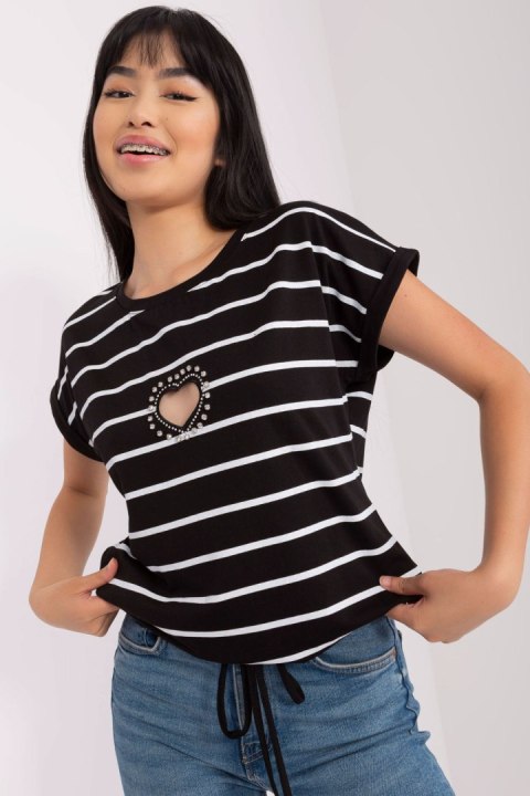 Bluzka Model RV-BZ-8705.17P Black/White - Relevance Bluzka Model RV-BZ-8705.17P Black/White - Relevance