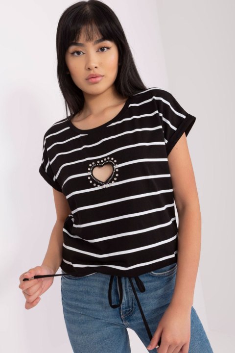 Bluzka Model RV-BZ-8705.17P Black/White - Relevance Bluzka Model RV-BZ-8705.17P Black/White - Relevance