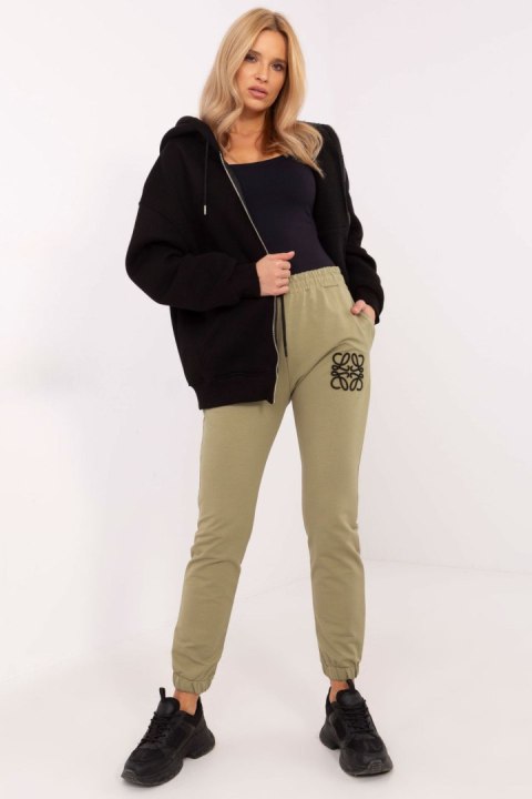 Spodnie Dresowe Model RV-DR-A220.99 Khaki - Relevance Spodnie Dresowe Model RV-DR-A220.99 Khaki - Relevance