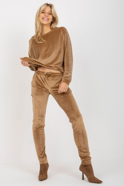 Spodnie Komplet Model RV-KMPL-8436.40 Camel - Relevance Spodnie Komplet Model RV-KMPL-8436.40 Camel - Relevance