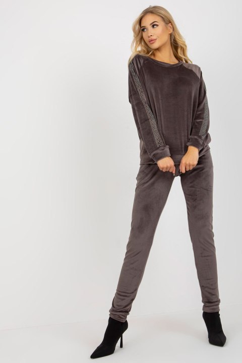 Spodnie Komplet Model RV-KMPL-8436.40 Dark Grey - Relevance Spodnie Komplet Model RV-KMPL-8436.40 Dark Grey - Relevance