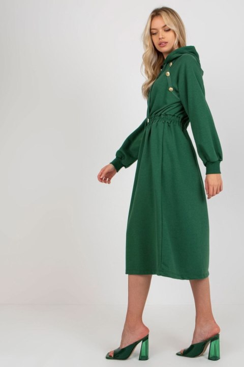 Sukienka Model RV-SK-8336.12P Dark Green - Relevance Sukienka Model RV-SK-8336.12P Dark Green - Relevance