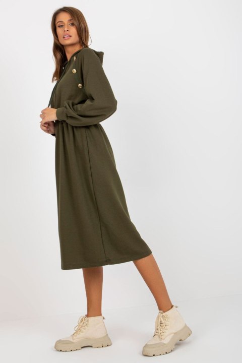 Sukienka Model RV-SK-8336.12P Khaki - Relevance Sukienka Model RV-SK-8336.12P Khaki - Relevance
