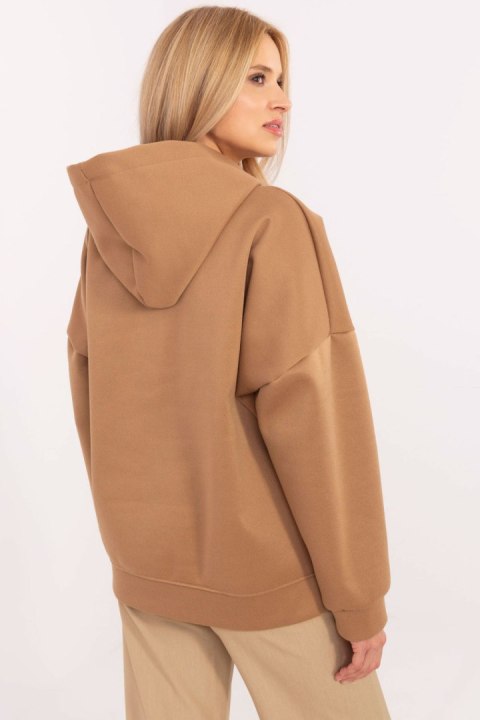 Bluza Damska Model DHJ-BL-A8695.65P Camel - Italy Moda Bluza Damska Model DHJ-BL-A8695.65P Camel - Italy Moda