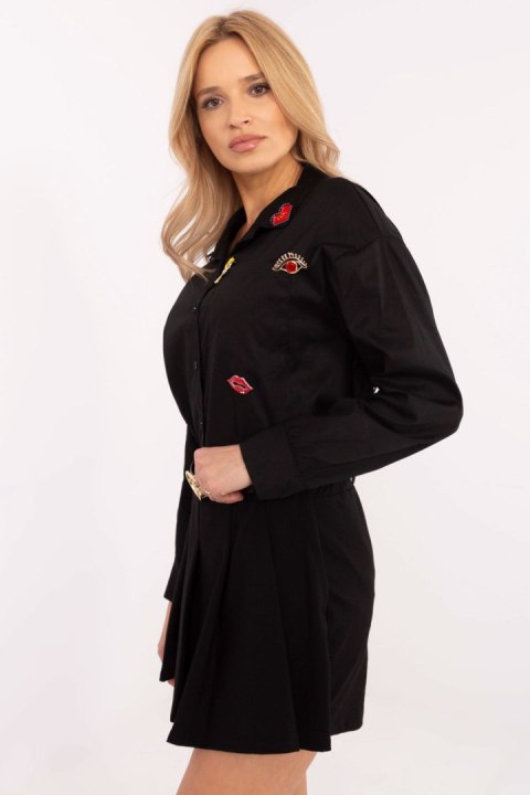 Koszula Damska Model DHJ-KS-9230.75P Black - Italy Moda Koszula Damska Model DHJ-KS-9230.75P Black - Italy Moda