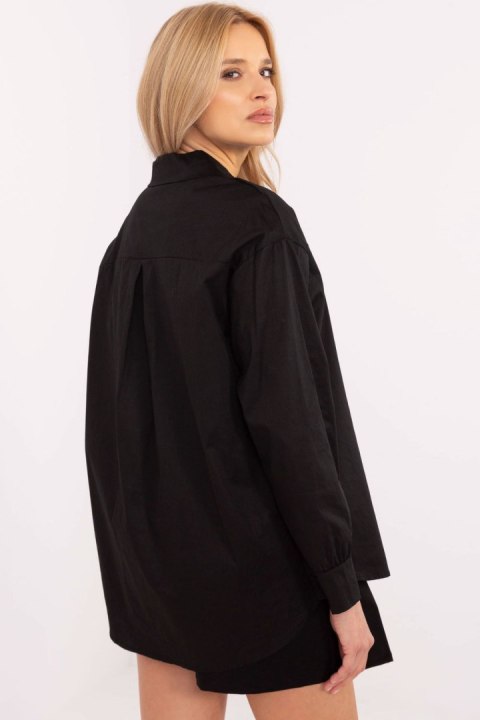 Koszula Damska Model DHJ-KS-9230.75P Black - Italy Moda Koszula Damska Model DHJ-KS-9230.75P Black - Italy Moda