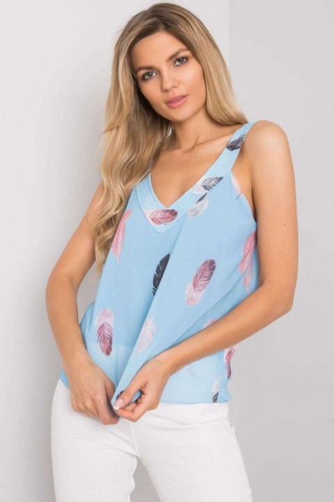 Koszulka Top Model DHJ-TP-13327.06P Light Blue - Italy Moda Koszulka Top Model DHJ-TP-13327.06P Light Blue - Italy Moda