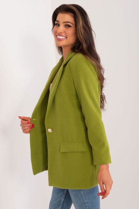 Marynarka Model DHJ-MA-18598.12X Oliwka - Italy Moda Marynarka Model DHJ-MA-18598.12X Oliwka - Italy Moda