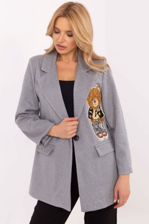 Marynarka Model DHJ-MA-A8767-1.01X Grey - Italy Moda Marynarka Model DHJ-MA-A8767-1.01X Grey - Italy Moda