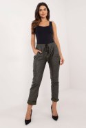 Spodnie Damskie Model DHJ-SP-21557.35 Khaki - Italy Moda