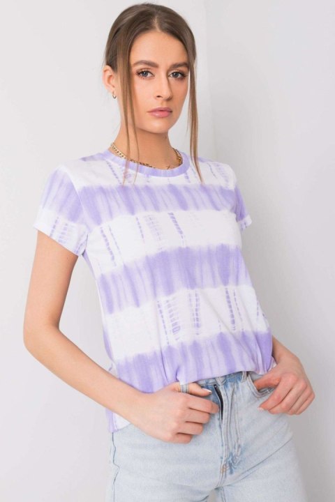 T-shirt Damski Model DHJ-TS-11280-1.10 Light Violet - Italy Moda T-shirt Damski Model DHJ-TS-11280-1.10 Light Violet - Italy Moda
