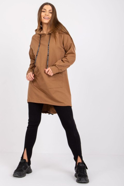 Bluza Damska Model DHJ-BL-20136.37 Camel - Italy Moda Bluza Damska Model DHJ-BL-20136.37 Camel - Italy Moda