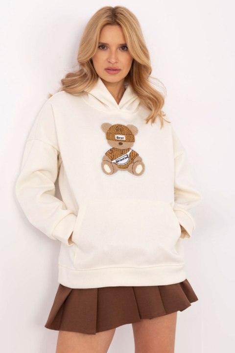 Bluza Damska Model DHJ-BL-A8695-1.16 Light Beige - Italy Moda Bluza Damska Model DHJ-BL-A8695-1.16 Light Beige - Italy Moda
