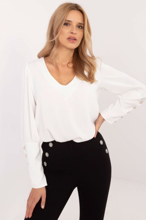 Bluzka Model MI-BZ-M721.38 White - Italy Moda Bluzka Model MI-BZ-M721.38 White - Italy Moda