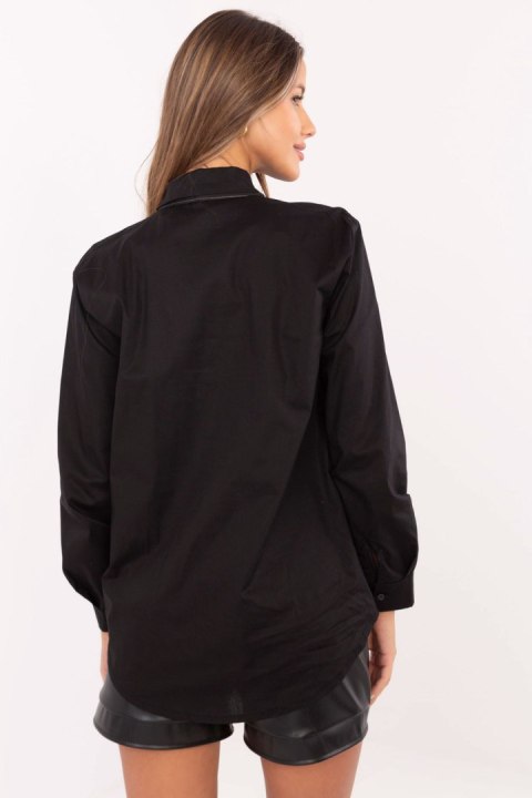 Koszula Damska Model DHJ-KS-20168.08P Black - Italy Moda Koszula Damska Model DHJ-KS-20168.08P Black - Italy Moda