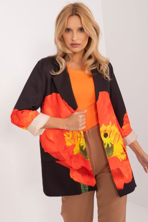 Marynarka Model DHJ-MA-18525-6.16X Black - Italy Moda Marynarka Model DHJ-MA-18525-6.16X Black - Italy Moda