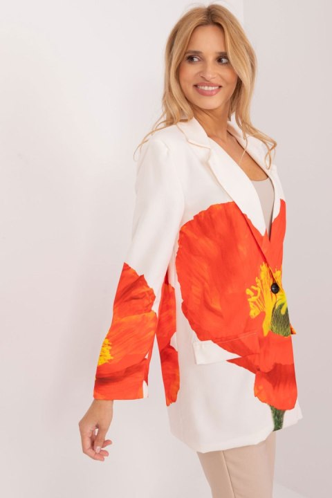 Marynarka Model DHJ-MA-18525-6.16X Ecru - Italy Moda Marynarka Model DHJ-MA-18525-6.16X Ecru - Italy Moda
