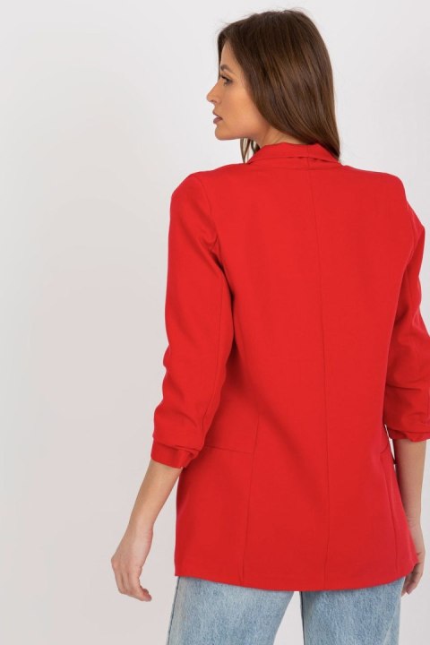 Marynarka Model DHJ-MA-7684.15P Red - Italy Moda Marynarka Model DHJ-MA-7684.15P Red - Italy Moda