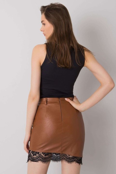 Spódnica Model DHJ-SD-3051.80P Brown - Italy Moda Spódnica Model DHJ-SD-3051.80P Brown - Italy Moda