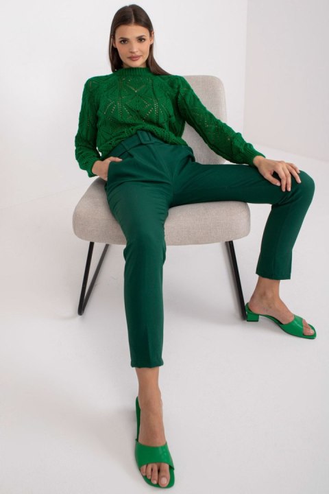 Spodnie Damskie Model DHJ-SP-12787.21X Dark Green - Italy Moda Spodnie Damskie Model DHJ-SP-12787.21X Dark Green - Italy Moda