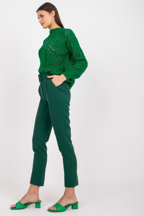 Spodnie Damskie Model DHJ-SP-12787.21X Dark Green - Italy Moda Spodnie Damskie Model DHJ-SP-12787.21X Dark Green - Italy Moda