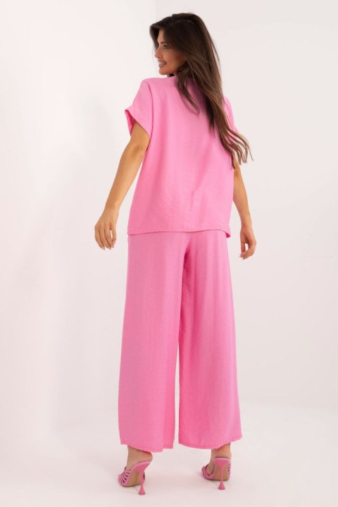 Spodnie Komplet Model DHJ-KMPL-3301.63 Pink - Italy Moda Spodnie Komplet Model DHJ-KMPL-3301.63 Pink - Italy Moda