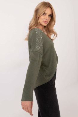 Sweter Damski Model DHJ-SW-17690.21 Khaki - Italy Moda