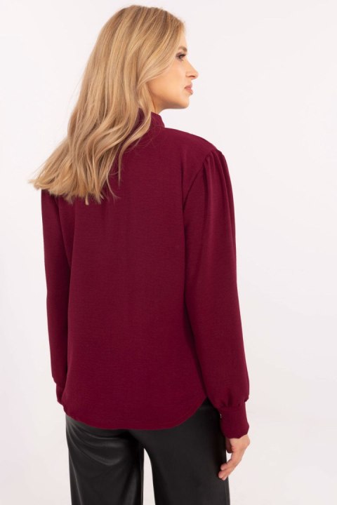 Koszula Damska Model MI-KS-91515.86P Bordo - Italy Moda Koszula Damska Model MI-KS-91515.86P Bordo - Italy Moda