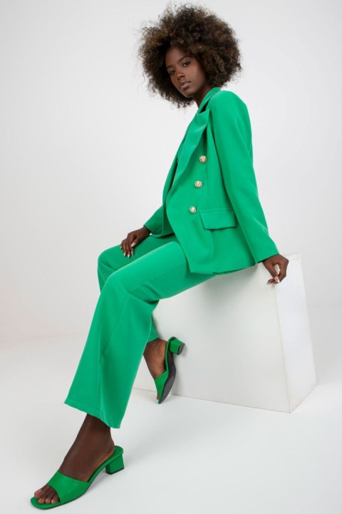 Marynarka Damska Model DHJ-MA-15555.00P Green - Italy Moda Marynarka Damska Model DHJ-MA-15555.00P Green - Italy Moda