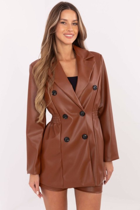 Marynarka Model DHJ-MA-A8683.37 Brown - Italy Moda Marynarka Model DHJ-MA-A8683.37 Brown - Italy Moda
