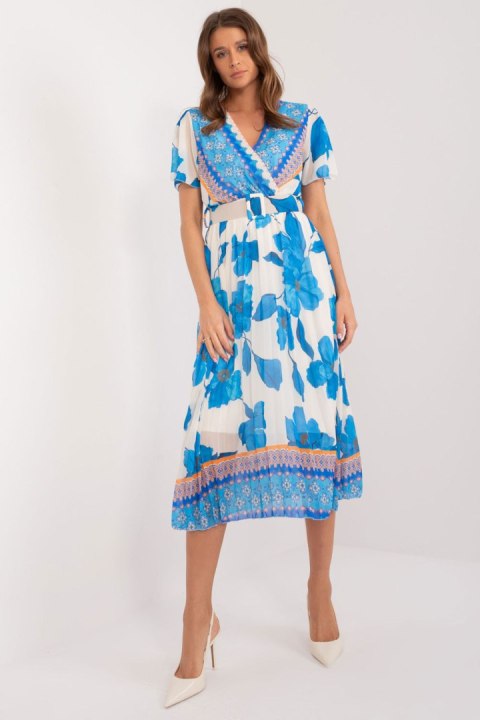 Sukienka Model DHJ-SK-11331-5.19 Blue - Italy Moda Sukienka Model DHJ-SK-11331-5.19 Blue - Italy Moda